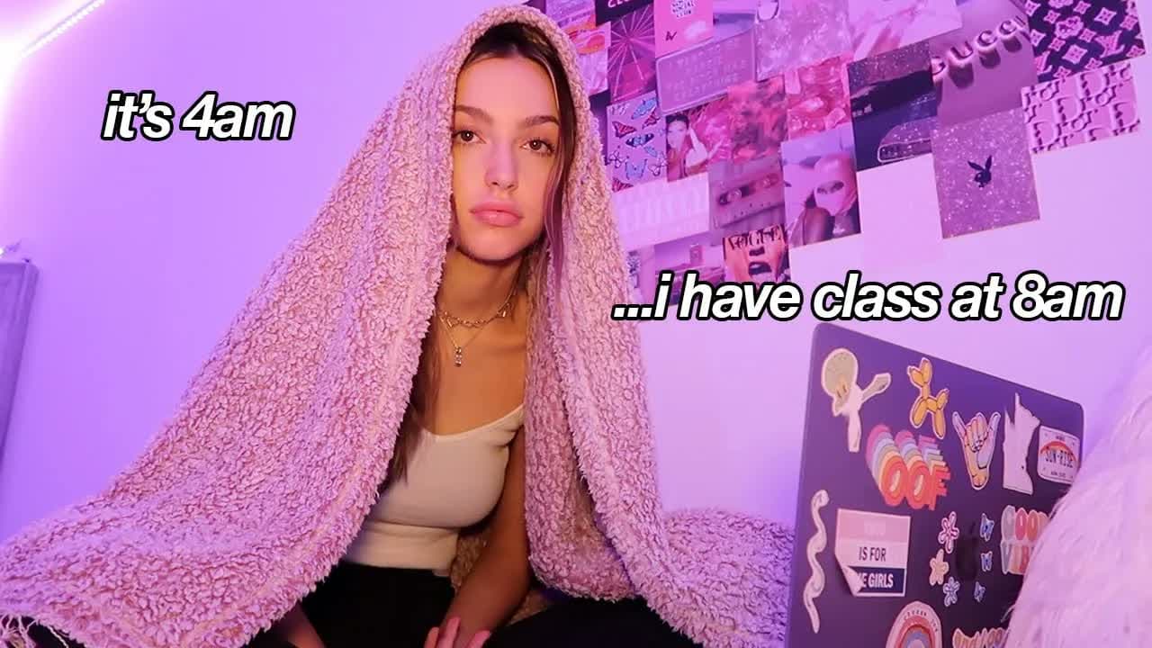 pulling an all nighter on a school night