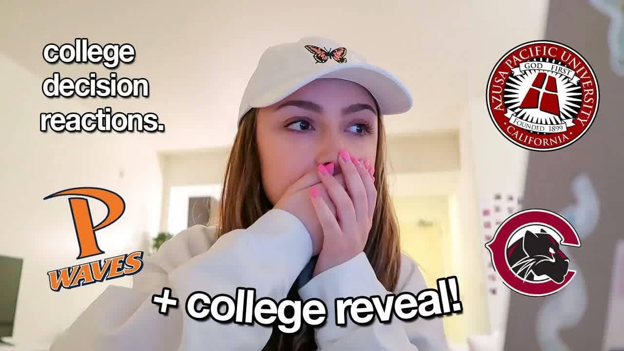 college decision reactions + COLLEGE REVEAL 2020!